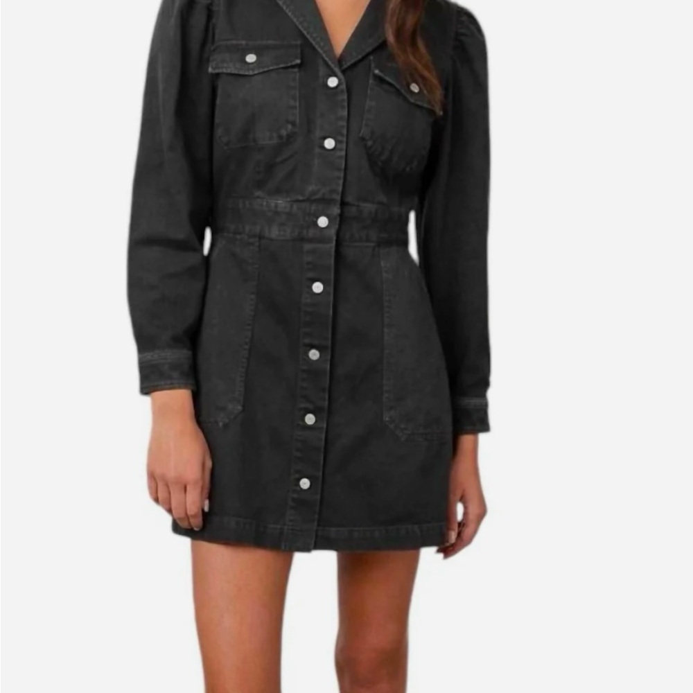 Women’s Rails Black Denim Mini Dress